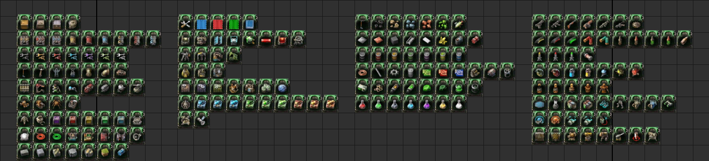 One buffer chest per item